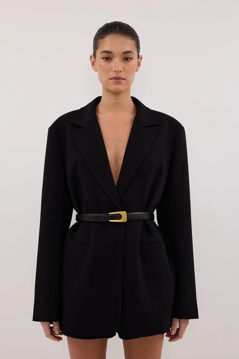 NOAH THE LABEL BLACK CLASSIC BELT