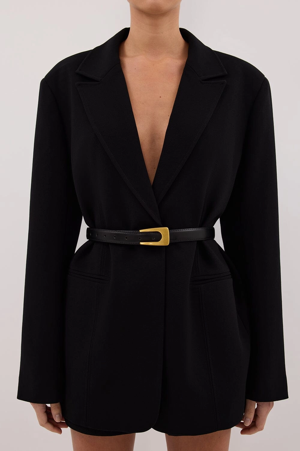 NOAH THE LABEL BLACK CLASSIC BELT