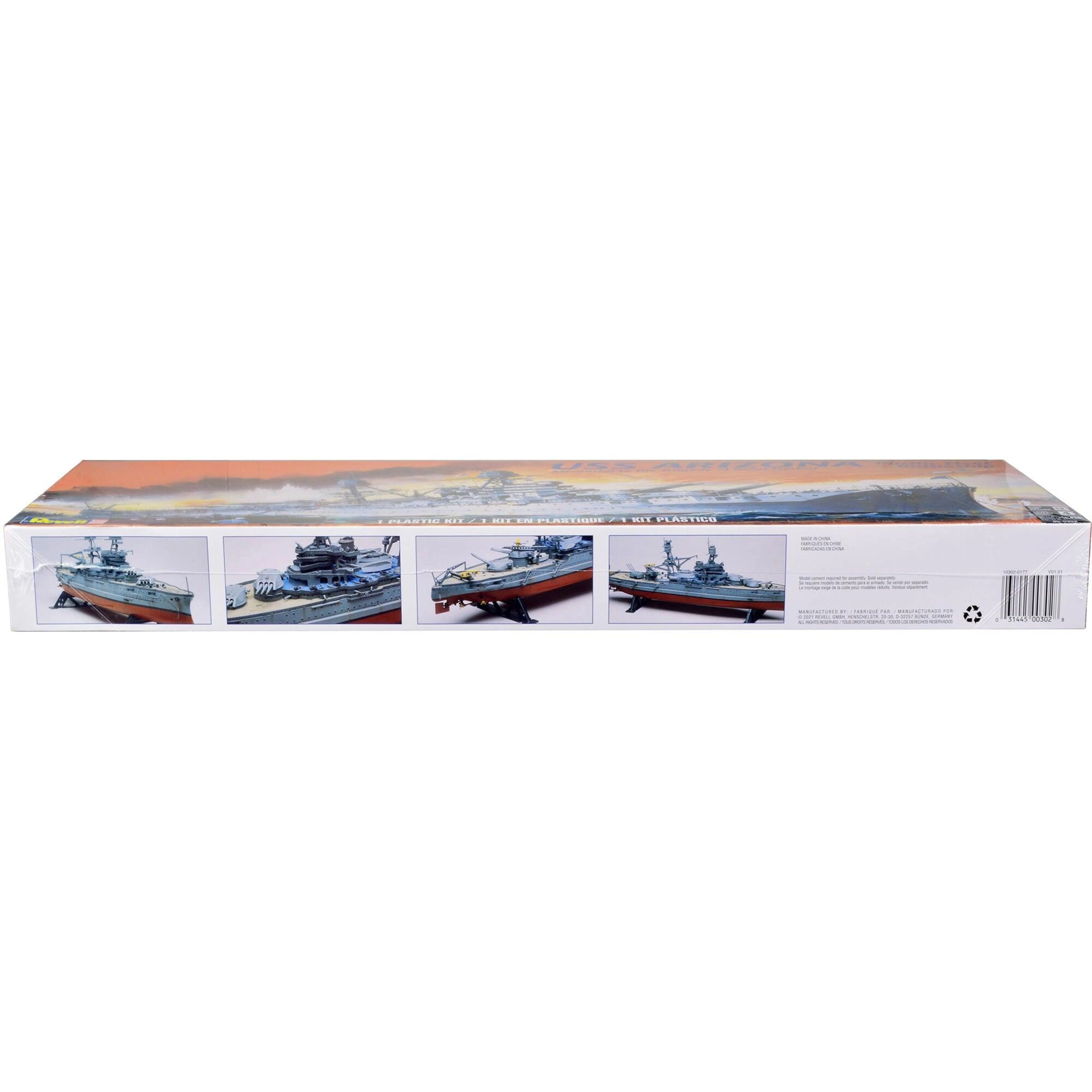 Revell 1/426 Scale Model Kit - Level 4 USS Arizona Pacific Fleet Battleship
