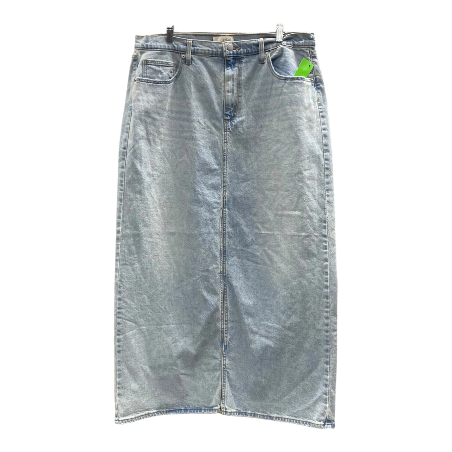 Skirt Maxi By Universal Thread In Blue Denim, Size:16