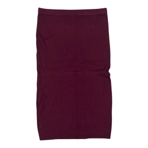 Skirt Midi By Eva Mendes In Maroon, Size:L