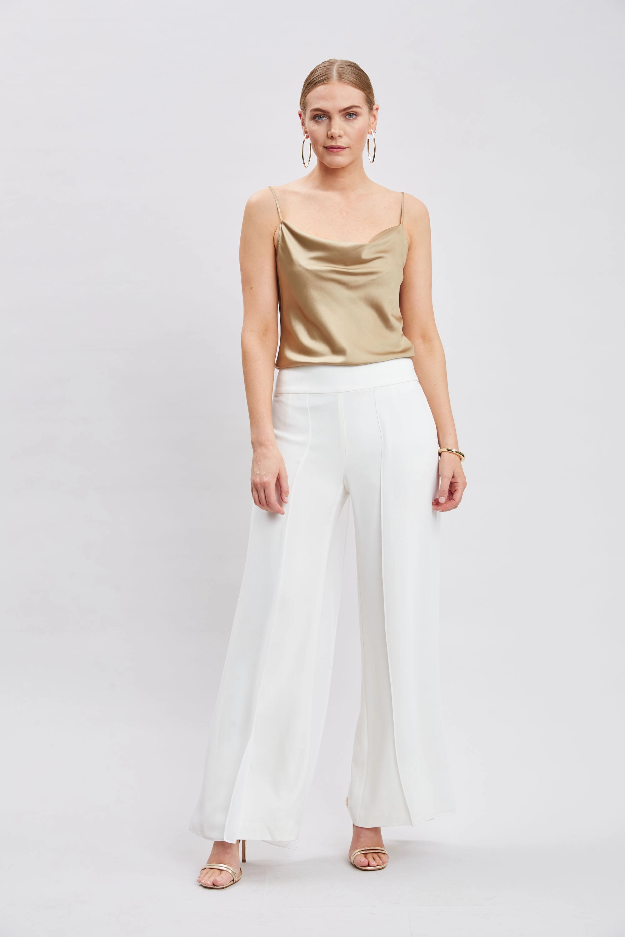 Stretch Silk Satin Cami