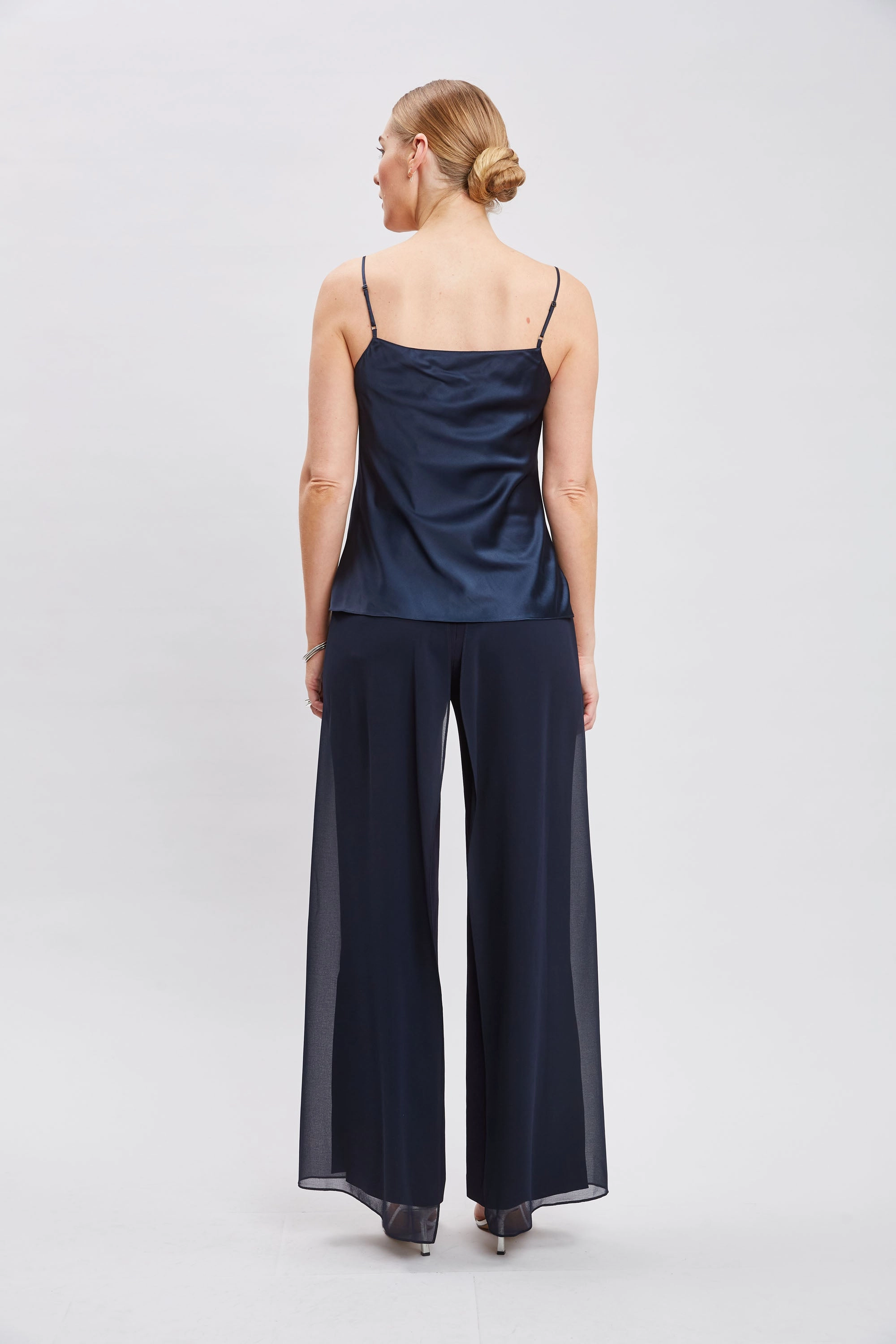 Stretch Silk Satin Cami