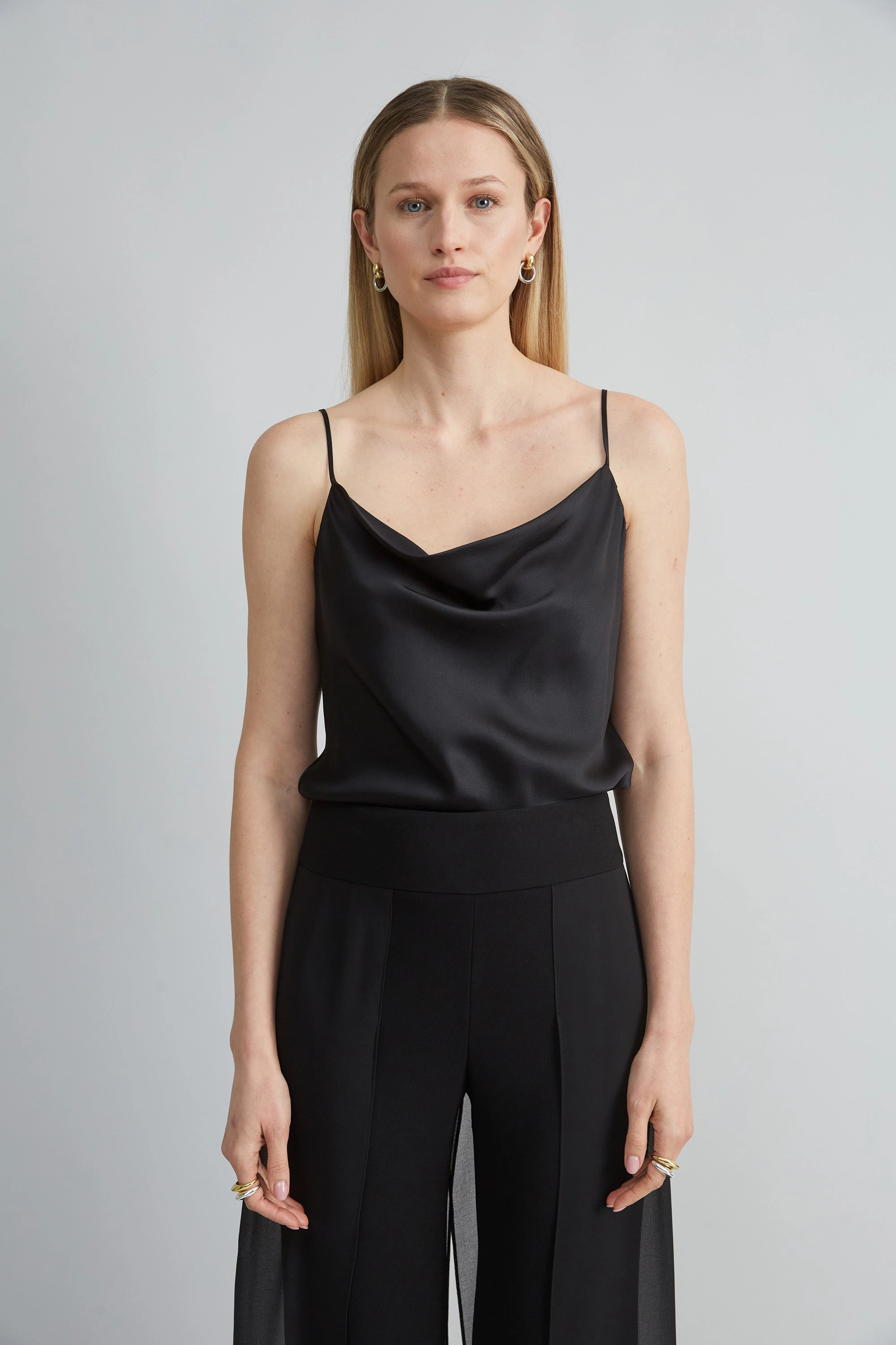 Stretch Silk Satin Cami