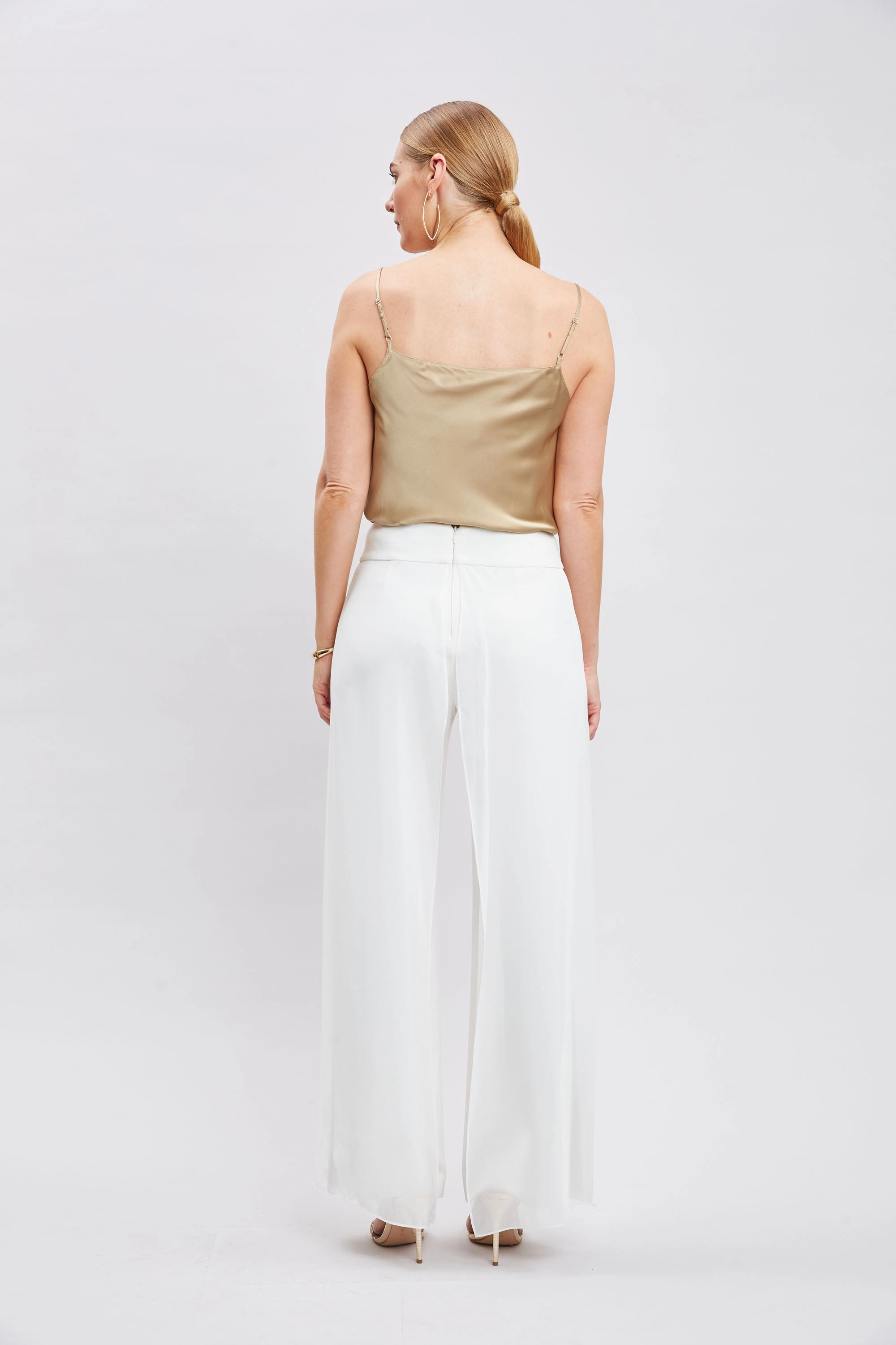 Stretch Silk Satin Cami