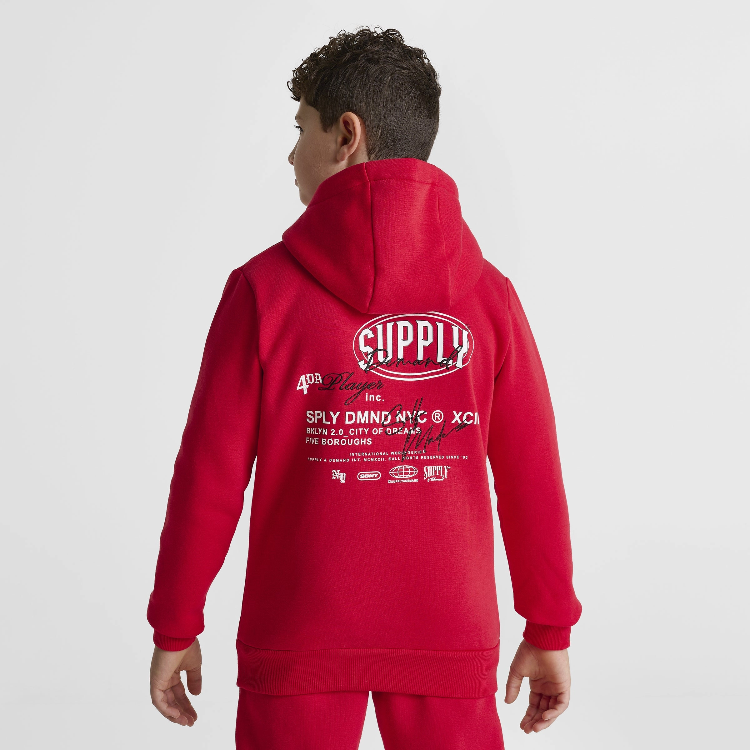 Supply & Demand Junior Boys' Targon Hoodie / Chinese Red