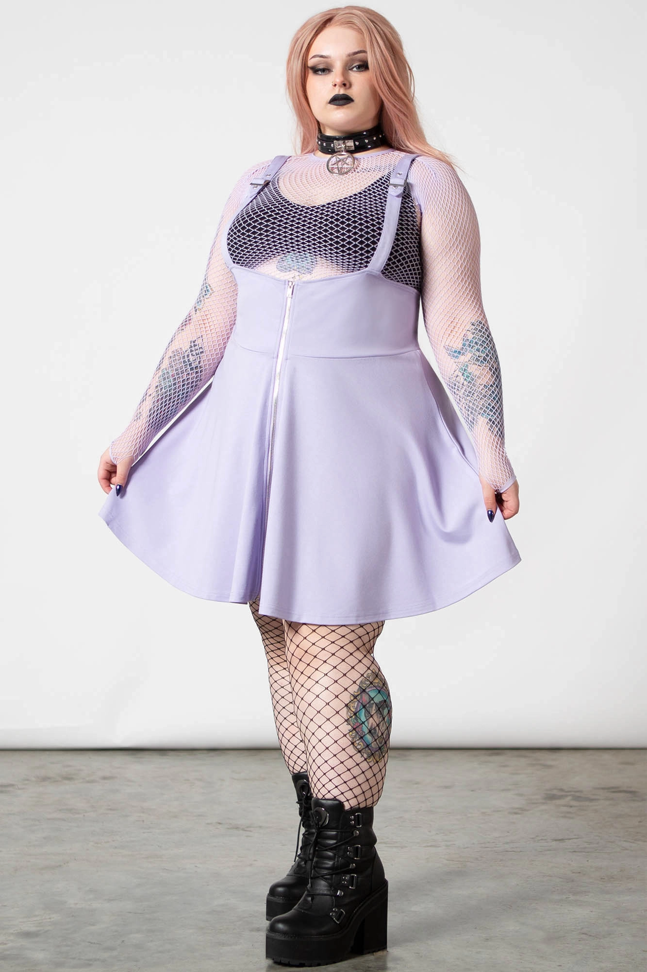 Suspend Me Statement Skirt [PASTEL LILAC]