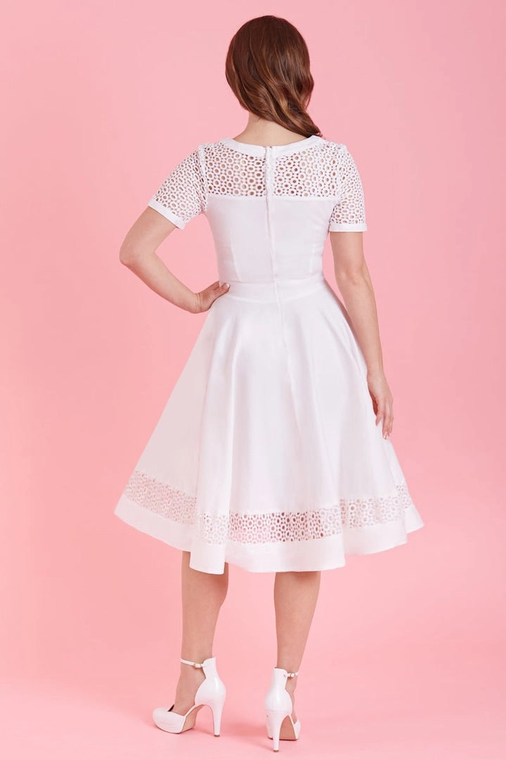 Tessa Dress in White