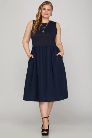 This Means Business Dress - Plus