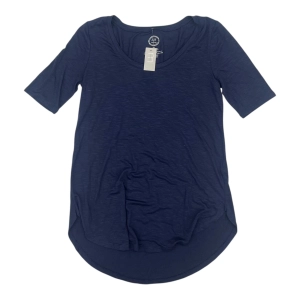 Top Ss Basic By Maurices In Blue, Size:Xs