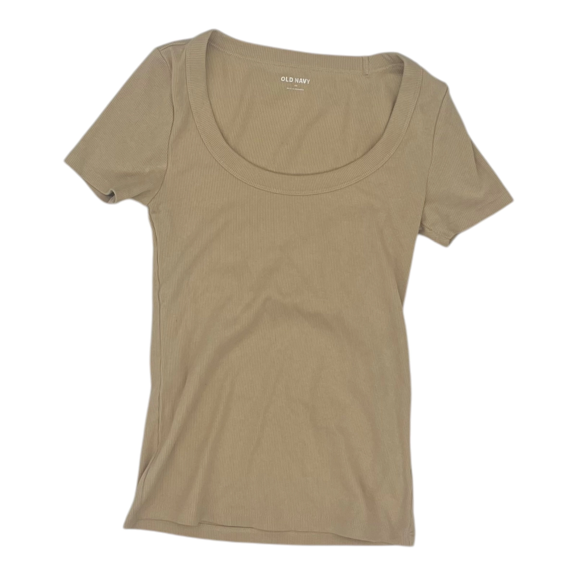 Top Ss By Old Navy In Tan, Size:Xs
