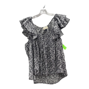 Top Ss By Universal Thread In Black & White, Size:Xxl