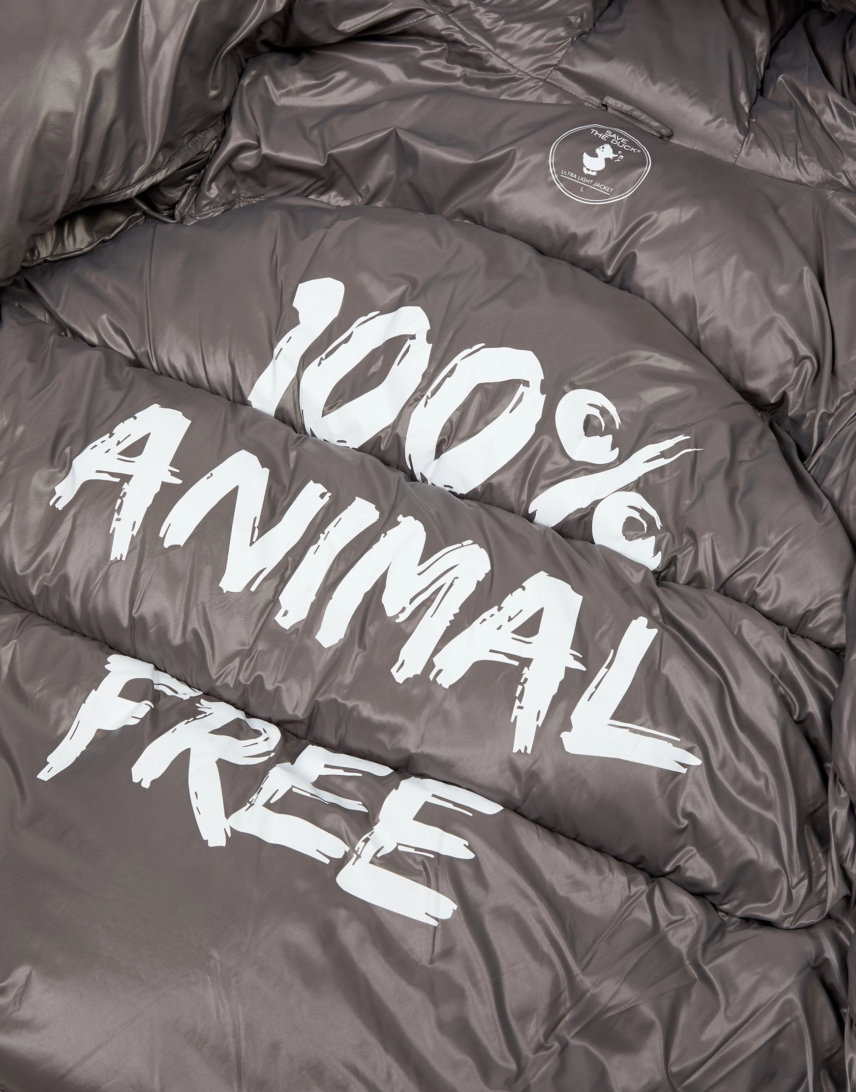 Unisex Luma Hooded Puffer Jacket Black /mid Grey