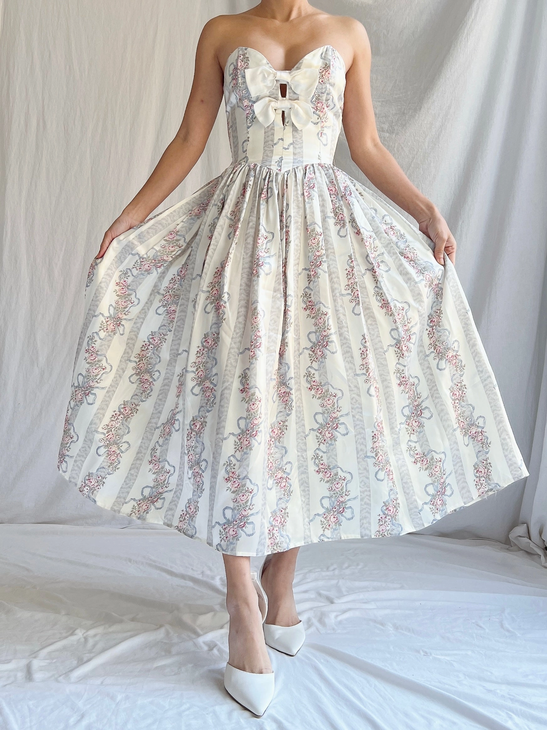 Vintage Gunne Sax Strapless Dress - XS/5