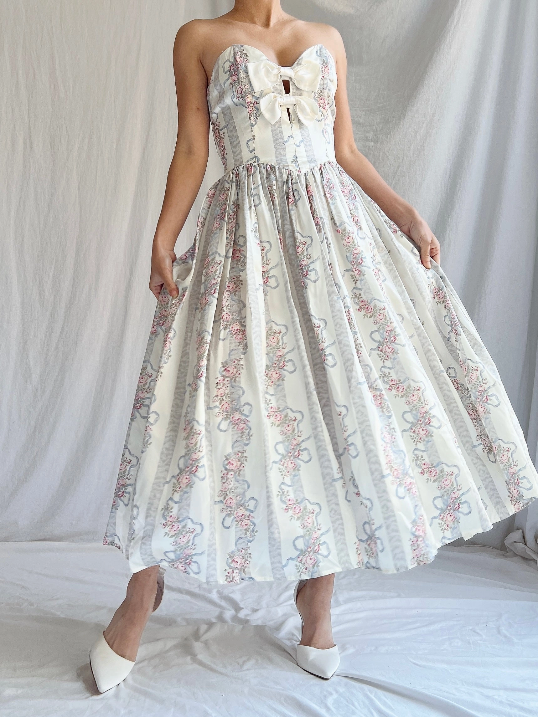 Vintage Gunne Sax Strapless Dress - XS/5