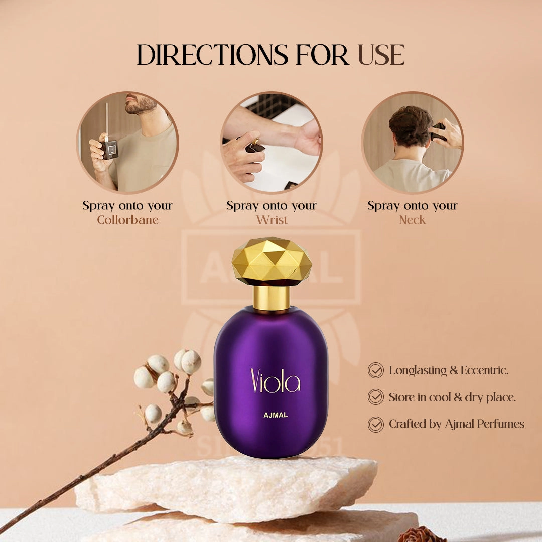 Viola Floral Perfume for Women by Ajmal 75ML