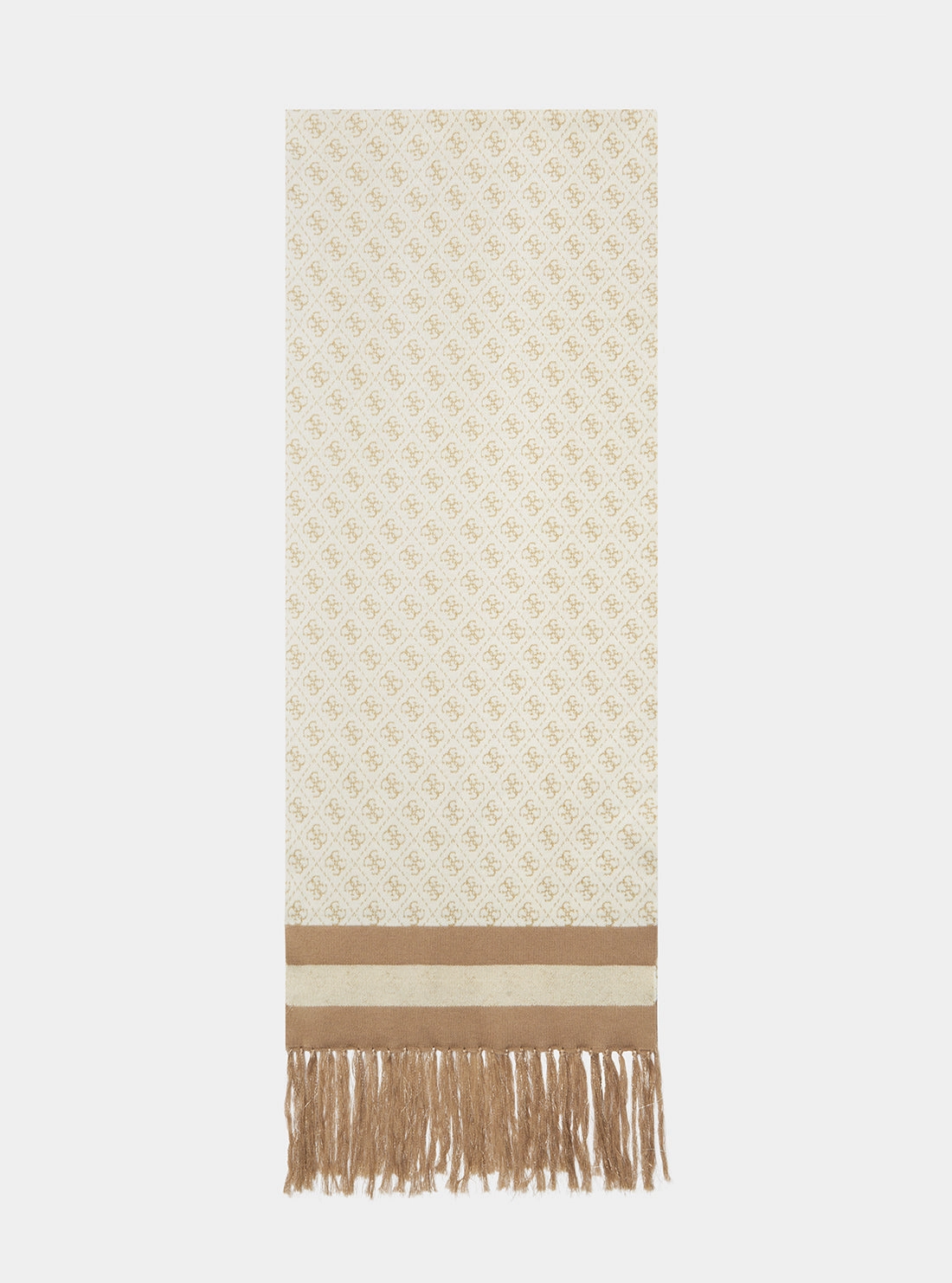 White Cream Logo Valerie Scarf