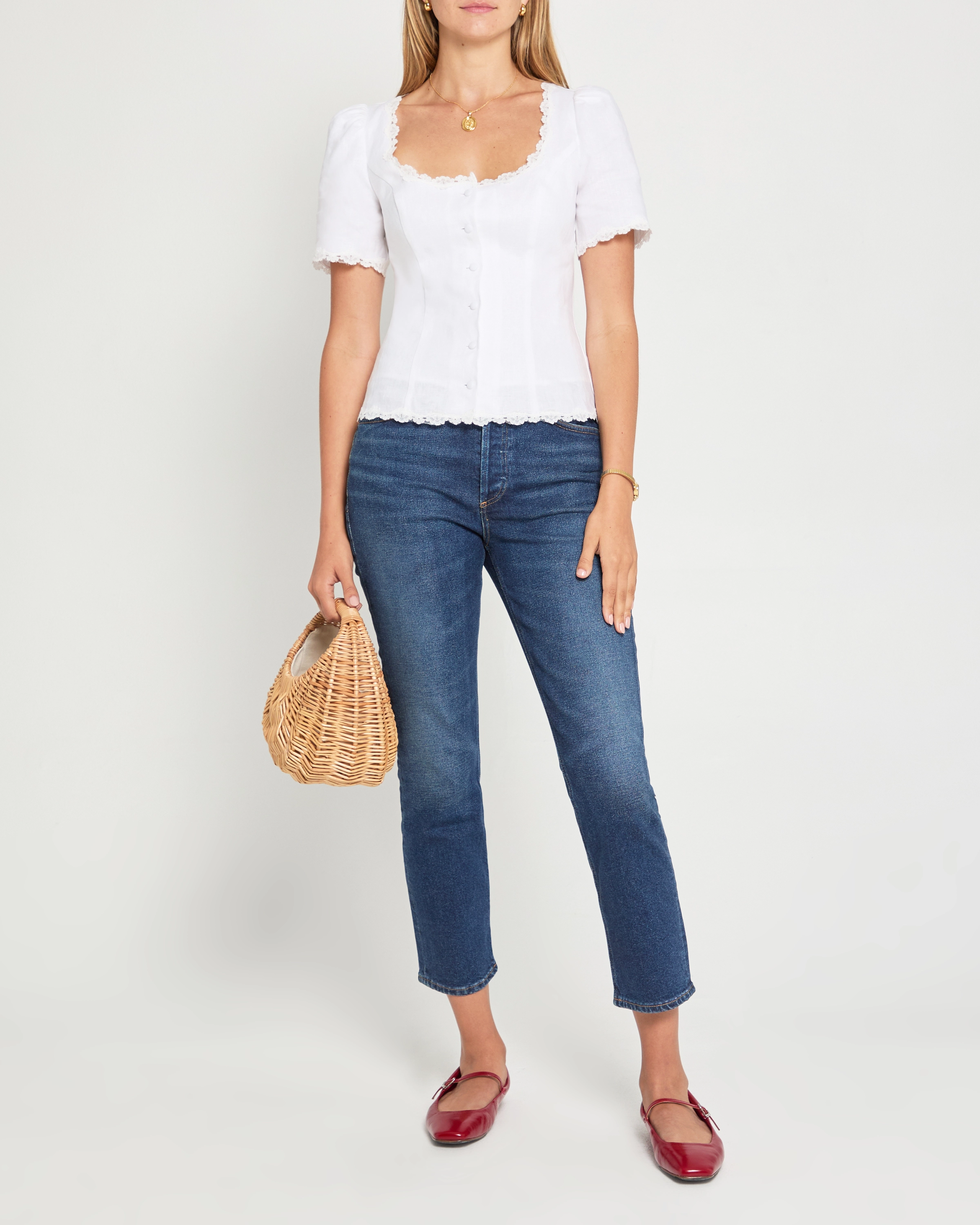 Wilma Linen Top