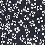 WYLIE MINI DRESS | BLACK WOODBLOCK FLORAL